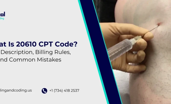What Is 20610 CPT Code Full Description, Billing Rules, and Common Mistakes