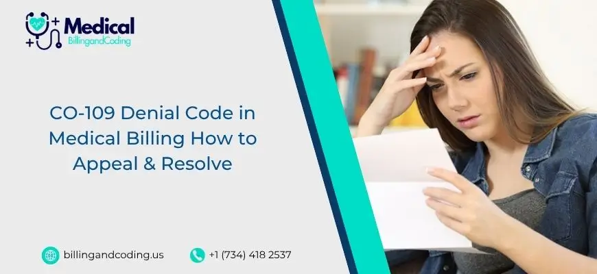 CO-109 Denial Code in Medical Billing How to Appeal & Resolve